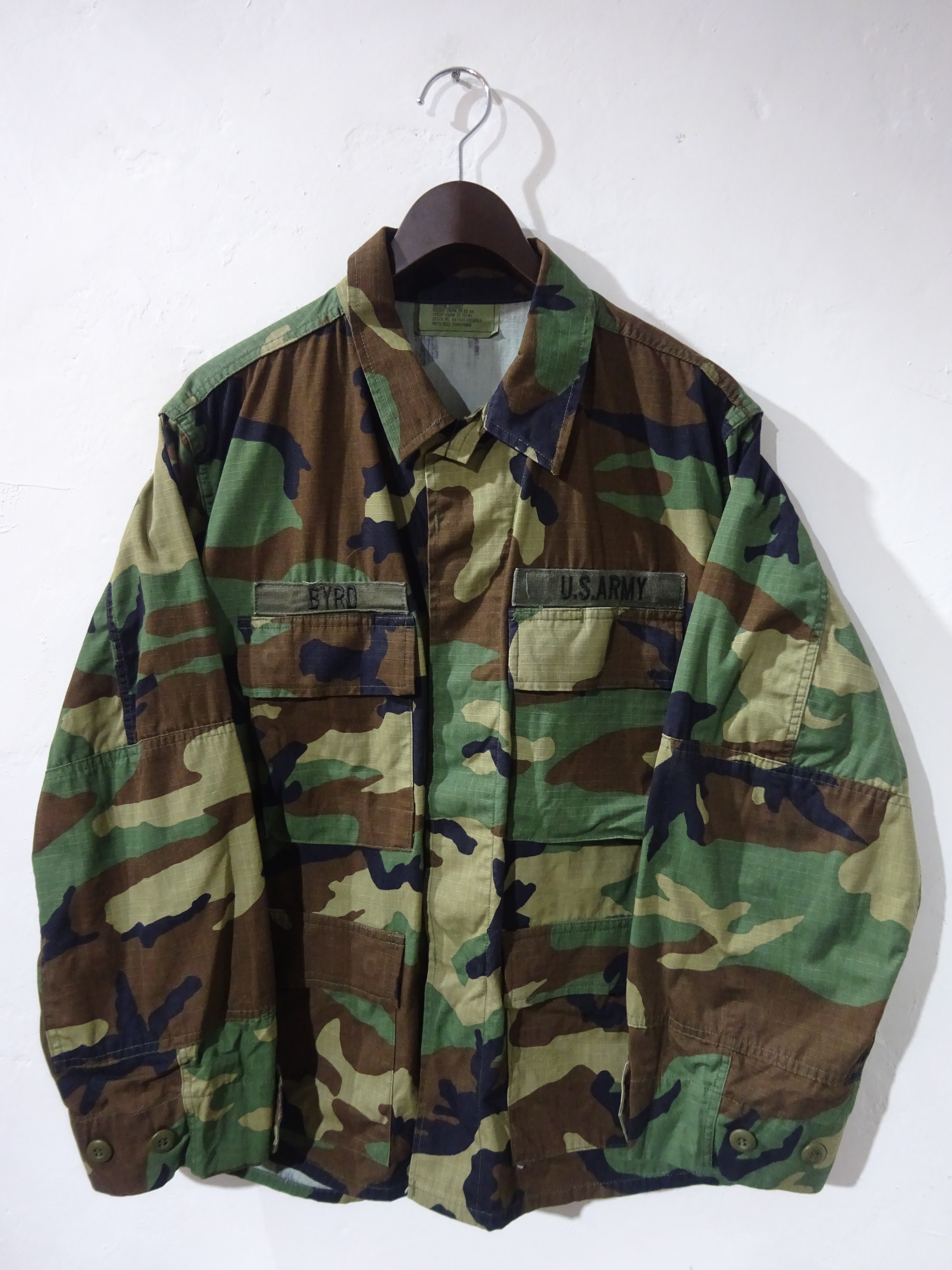 90`s U.S.ARMY BDU Jacket “ウッドランドカモ” M-XSHORT | Slut Koriyama
